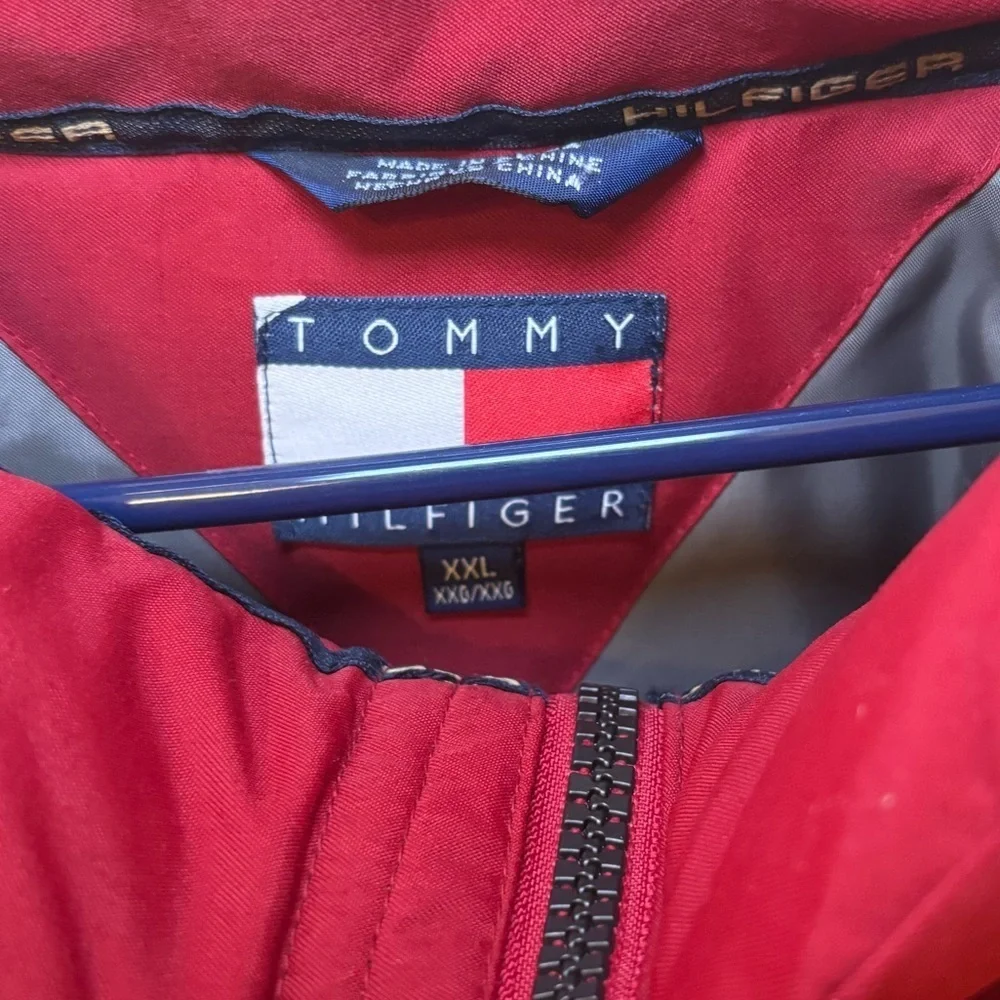 Vintage Tommy Hilfiger Red Insulated puffer Jacket